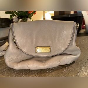 Marc by Marc Jacobs Standard Supply Leather Crossbody Shoulder Bag Taupe